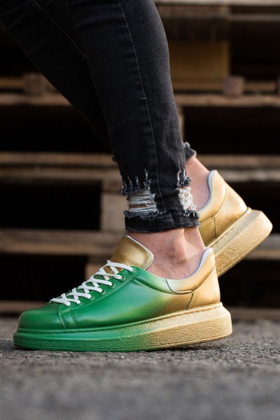 CH254 - CBT Pittura Erkek Ayakkabı 428 YESIL / SARI