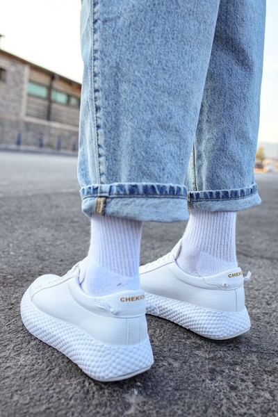 CH107 - CBT Felibord Erkek Ayakkabı BEYAZ / BEYAZ