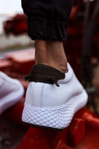 CH107 - CBT Felibord Erkek Ayakkabı BEYAZ / HAKI