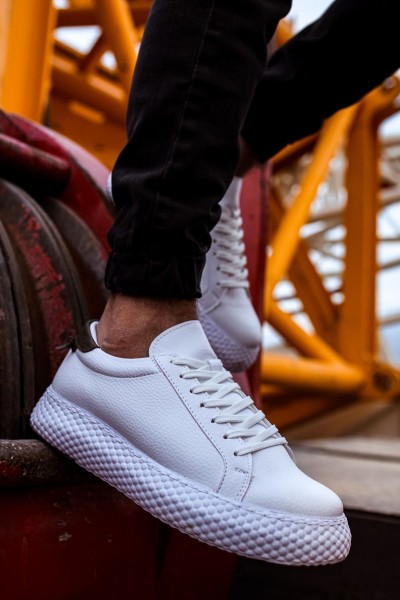 CH107 - CBT Felibord Erkek Ayakkabı BEYAZ / HAKI