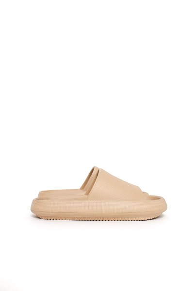 TRL001 - Poliüretan Erkek Terlik BEJ