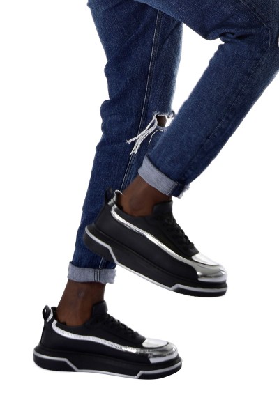 CH241 - CST Signature Line Up Erkek Ayakkabı SIYAH/GUMUS