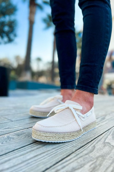 CH311 - Espadril Erkek Ayakkabı BEJ