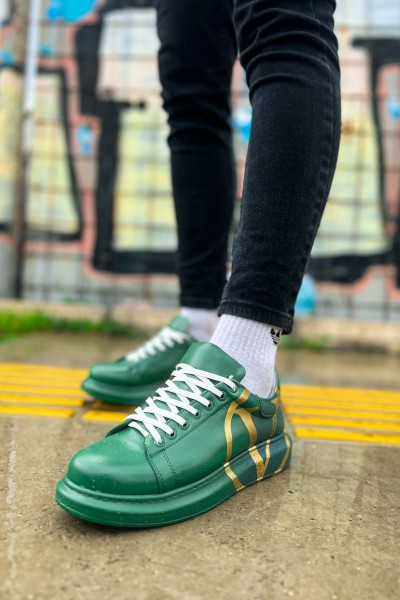 CH254 - CBT Pittura Erkek Ayakkabı 491 YESIL / KOYU YESIL V