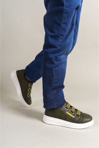 1007 - Montana Çocuk Ayakkabı HAKI