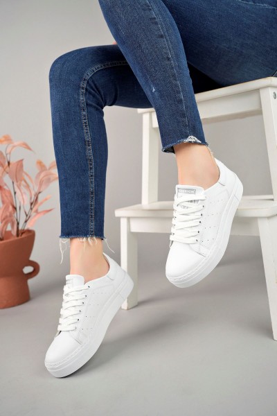 CH983 - CBT Tennis Erkek Ayakkabı BEYAZ