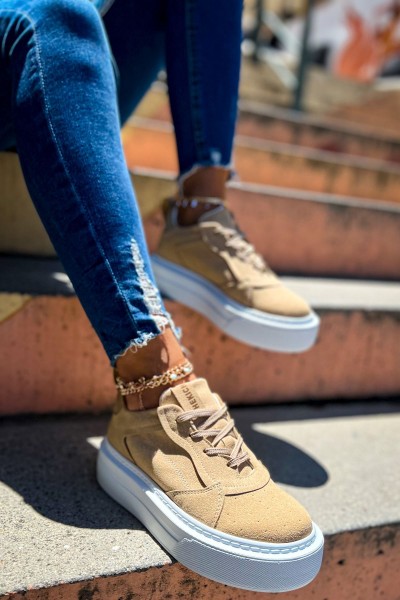 CH187 - SBT Kadın Ayakkabı KUM