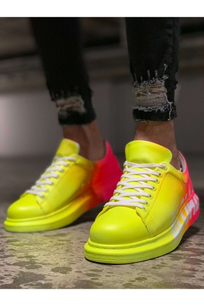 CH254 - CBT Pittura Erkek Ayakkabı 401 ALH SARI / PEMBE CH254 - CBT Pittura Erkek Ayakkabı 401 ALH SARI / PEMBE