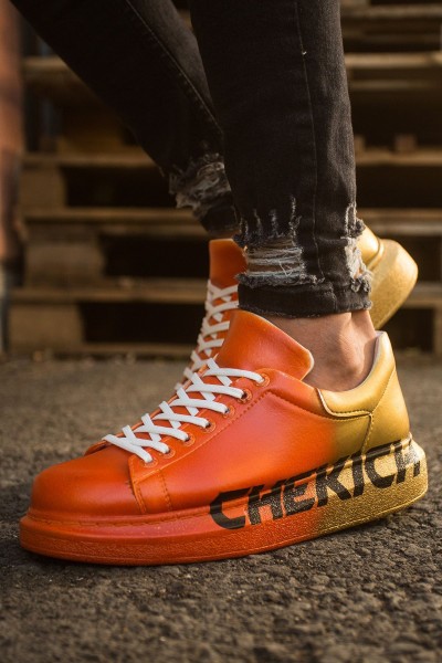 CH254 - CBT Pittura Erkek Ayakkabı 433 TURUNCU / SARI CHEKICH CH254 - CBT Pittura Erkek Ayakkabı 433 TURUNCU / SARI CHEKICH