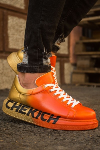 CH254 - CBT Pittura Erkek Ayakkabı 433 TURUNCU / SARI CHEKICH CH254 - CBT Pittura Erkek Ayakkabı 433 TURUNCU / SARI CHEKICH