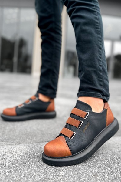 CH253 - CST Mirror Non Man Sneakers SIYAH/TABA CH253 - CST Mirror Non Man Sneakers SIYAH/TABA
