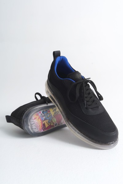 CH181 - RRT İpekyol  Erkek Ayakkabı SIYAH/SAX MAVI