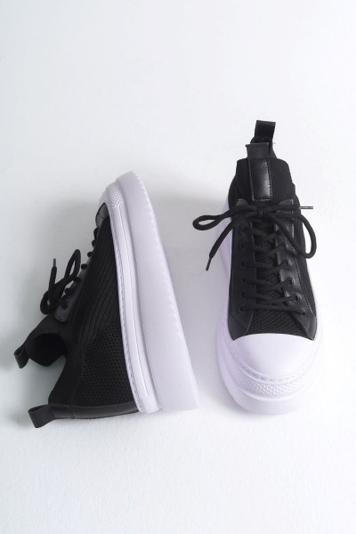 CH2601 - Triko Erkek Ayakkabı SIYAH