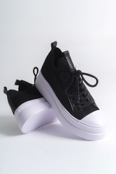 CH2601 - Triko Erkek Ayakkabı SIYAH