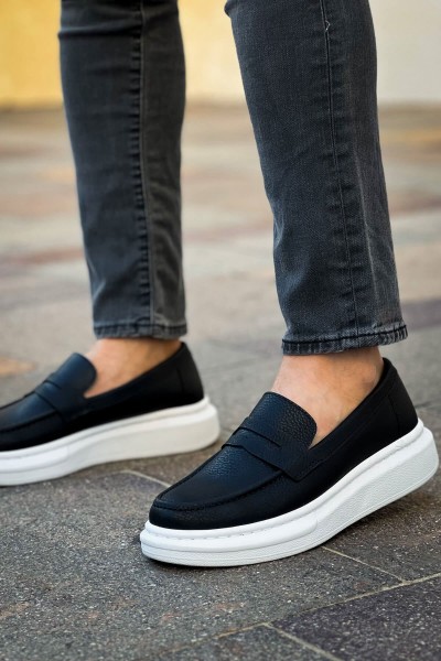 Robert - RS615 Siyah  Erkek Loafer Ayakkabı SIYAH