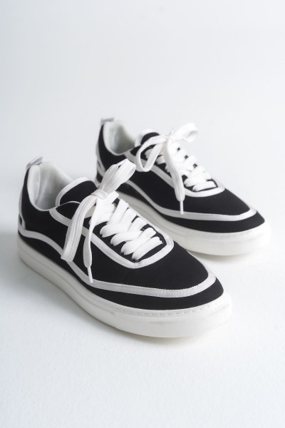 RS625 - Keten Erkek Spor Ayakkabı SİYAH - BEYAZ