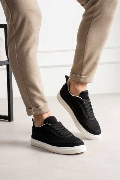 RS625 - Keten Erkek Spor Ayakkabı SIYAH/SIYAH