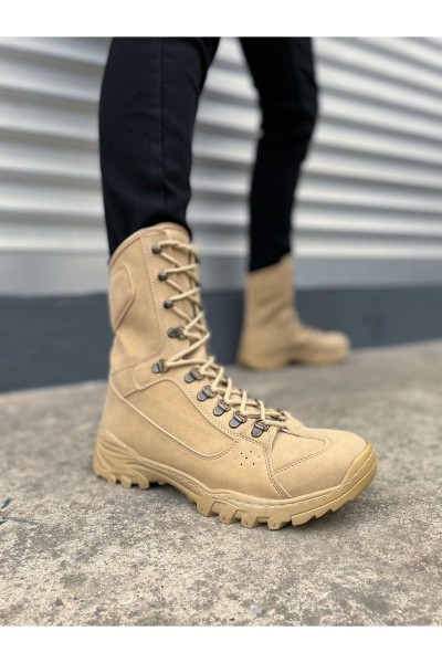 JY999 Strike Bağcıklı Ortopedik Taban Günlük Süet Erkek Askeri Postal Bot SKT Kum JY999 Strike Bağcıklı Ortopedik Taban Günlük Süet Erkek Askeri Postal Bot SKT Kum