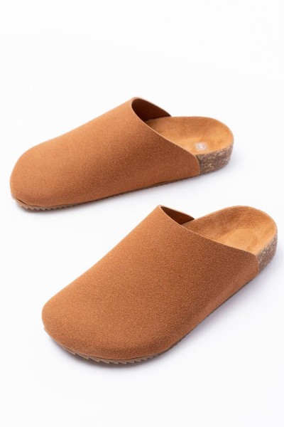 JY0556 Ravn Bağcıksız Hakiki Süet Deri Erkek Günlük Mantar Taban Loafer Klasik Ayakkabı HDMT - Taba JY0556 Ravn Bağcıksız Hakiki Süet Deri Erkek Günlük Mantar Taban Loafer Klasik Ayakkabı HDMT - Taba