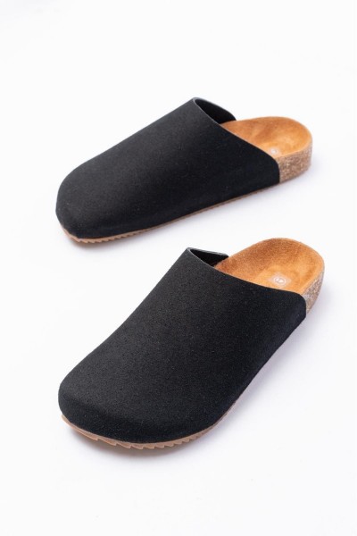 JY0556 Ravn Bağcıksız Hakiki Süet Deri Erkek Günlük Mantar Taban Loafer Klasik Ayakkabı HDMT - Siyah JY0556 Ravn Bağcıksız Hakiki Süet Deri Erkek Günlük Mantar Taban Loafer Klasik Ayakkabı HDMT - Siyah