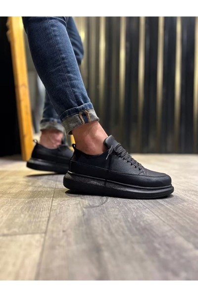 JY914 Drake Bağcıklı Cilt Erkek Günlük Sneaker Ayakkabı CST Siyah JY914 Drake Bağcıklı Cilt Erkek Günlük Sneaker Ayakkabı CST Siyah