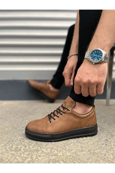 JY152 Cool Bağcıklı Cilt Erkek Günlük Spor Klasik Ayakkabı CST - Taba JY152 Cool Bağcıklı Cilt Erkek Günlük Spor Klasik Ayakkabı CST - Taba