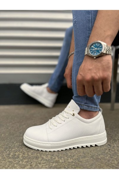 JY152 Cool Bağcıklı Cilt Erkek Günlük Spor Klasik Ayakkabı CBT - Beyaz JY152 Cool Bağcıklı Cilt Erkek Günlük Spor Klasik Ayakkabı CBT - Beyaz