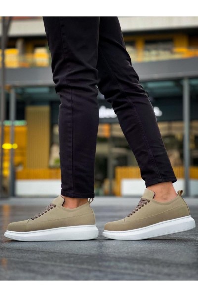 JY814 Axel Bağcıklı Süet Erkek Günlük Sneaker Ayakkabı SBT Krem JY814 Axel Bağcıklı Süet Erkek Günlük Sneaker Ayakkabı SBT Krem