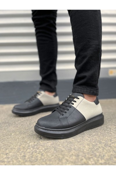 JY151 Boost Bağcıklı Cilt Süet Erkek Günlük Sneaker Ayakkabı CSST - Siyah/Gri JY151 Boost Bağcıklı Cilt Süet Erkek Günlük Sneaker Ayakkabı CSST - Siyah/Gri