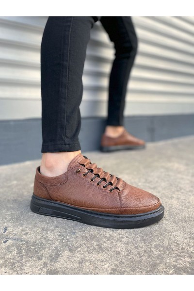 JY0535 Prime Bağcıklı Cilt Erkek Günlük Sneaker Ayakkabı CST - Taba JY0535 Prime Bağcıklı Cilt Erkek Günlük Sneaker Ayakkabı CST - Taba