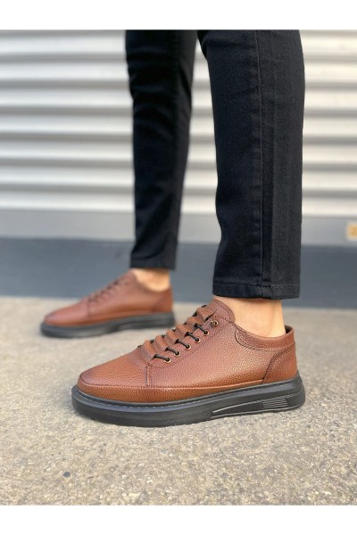 JY0535 Prime Bağcıklı Cilt Erkek Günlük Sneaker Ayakkabı CST - Taba JY0535 Prime Bağcıklı Cilt Erkek Günlük Sneaker Ayakkabı CST - Taba