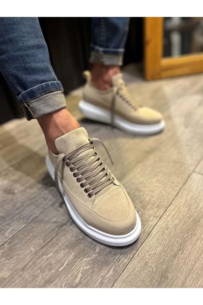 JY914 Drake Bağcıklı Süet Erkek Günlük Sneaker Ayakkabı SBT Krem JY914 Drake Bağcıklı Süet Erkek Günlük Sneaker Ayakkabı SBT Krem