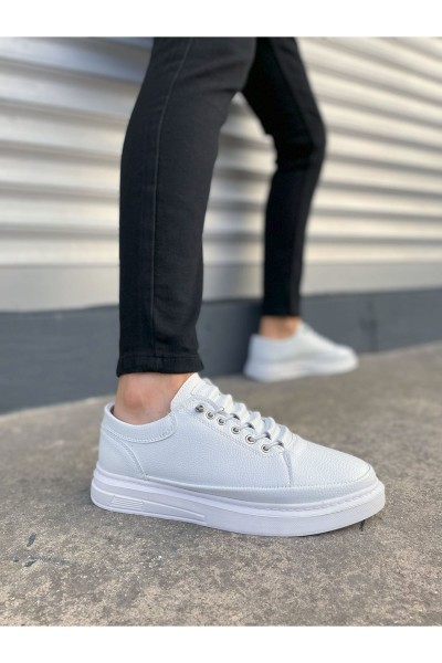 JY0535 Prime Bağcıklı Cilt Erkek Günlük Sneaker Ayakkabı CBT - Beyaz JY0535 Prime Bağcıklı Cilt Erkek Günlük Sneaker Ayakkabı CBT - Beyaz