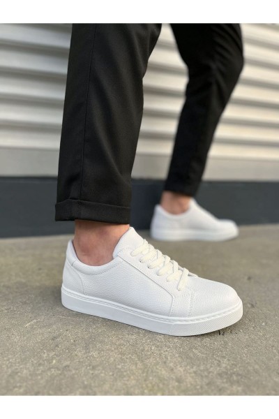 JY165 Elite Bağcıklı Cilt Erkek Günlük Sneaker Ayakkabı CBT - Beyaz JY165 Elite Bağcıklı Cilt Erkek Günlük Sneaker Ayakkabı CBT - Beyaz