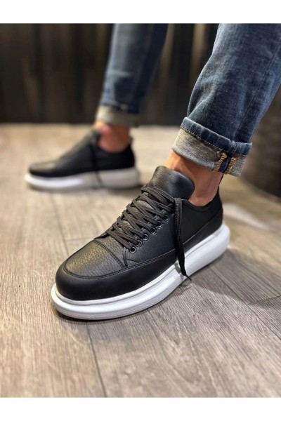 JY914 Drake Bağcıklı Cilt Erkek Günlük Sneaker Ayakkabı CBT Siyah JY914 Drake Bağcıklı Cilt Erkek Günlük Sneaker Ayakkabı CBT Siyah