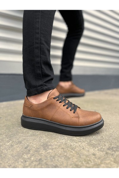 JY151 Boost Bağcıklı Cilt Erkek Günlük Sneaker Ayakkabı CST - Taba JY151 Boost Bağcıklı Cilt Erkek Günlük Sneaker Ayakkabı CST - Taba