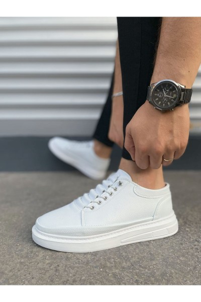 JY0535 Prime Bağcıklı Cilt Erkek Günlük Sneaker Ayakkabı CBT - Beyaz JY0535 Prime Bağcıklı Cilt Erkek Günlük Sneaker Ayakkabı CBT - Beyaz