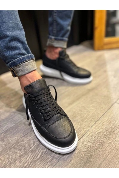 JY914 Drake Bağcıklı Cilt Erkek Günlük Sneaker Ayakkabı CBT Siyah JY914 Drake Bağcıklı Cilt Erkek Günlük Sneaker Ayakkabı CBT Siyah