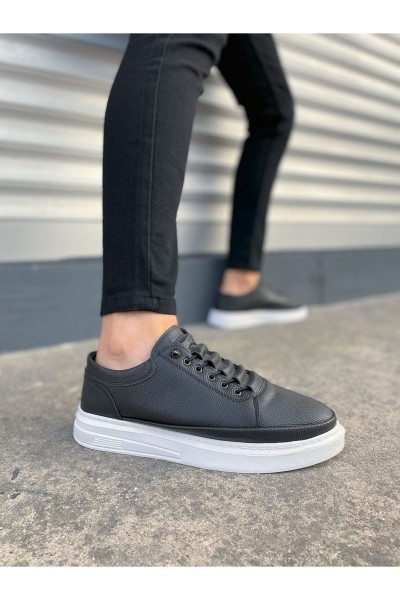 JY0535 Prime Bağcıklı Cilt Erkek Günlük Sneaker Ayakkabı CBT - Siyah JY0535 Prime Bağcıklı Cilt Erkek Günlük Sneaker Ayakkabı CBT - Siyah
