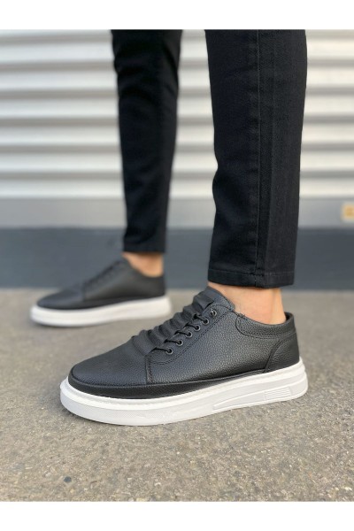 JY0535 Prime Bağcıklı Cilt Erkek Günlük Sneaker Ayakkabı CBT - Siyah JY0535 Prime Bağcıklı Cilt Erkek Günlük Sneaker Ayakkabı CBT - Siyah