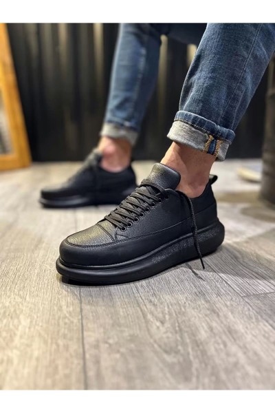 JY914 Drake Bağcıklı Cilt Erkek Günlük Sneaker Ayakkabı CST Siyah JY914 Drake Bağcıklı Cilt Erkek Günlük Sneaker Ayakkabı CST Siyah