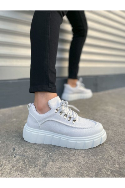 JY010 Cloud Bağcıklı Cilt Erkek Günlük Sneaker Ayakkabı CBT - Beyaz JY010 Cloud Bağcıklı Cilt Erkek Günlük Sneaker Ayakkabı CBT - Beyaz