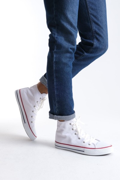 JY0423 AXE Bağcıklı Keten Kumaş Erkek Günlük Sneaker Ayakkabı KBT - Beyaz JY0423 AXE Bağcıklı Keten Kumaş Erkek Günlük Sneaker Ayakkabı KBT - Beyaz