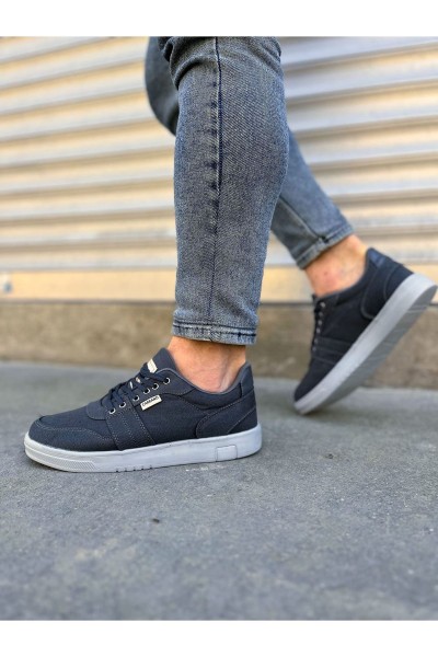 JY0118 REX Bağcıklı Keten Kumaş Erkek Günlük Sneaker Ayakkabı KGT - Füme JY0118 REX Bağcıklı Keten Kumaş Erkek Günlük Sneaker Ayakkabı KGT - Füme