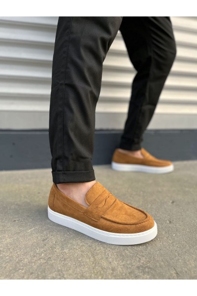 JY180 Estilo X Bağcıksız Süet Erkek Günlük Spor Klasik Ayakkabı SBT - Taba JY180 Estilo X Bağcıksız Süet Erkek Günlük Spor Klasik Ayakkabı SBT - Taba
