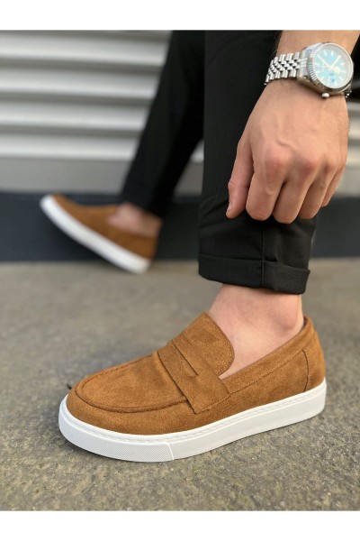 JY180 Estilo X Bağcıksız Süet Erkek Günlük Spor Klasik Ayakkabı SBT - Taba JY180 Estilo X Bağcıksız Süet Erkek Günlük Spor Klasik Ayakkabı SBT - Taba