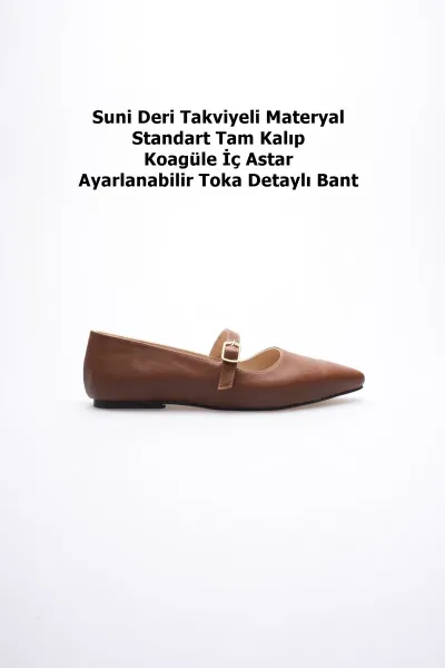 Isolde Kadın Taba Babet Ayakkabı Isolde Kadın Taba Babet Ayakkabı